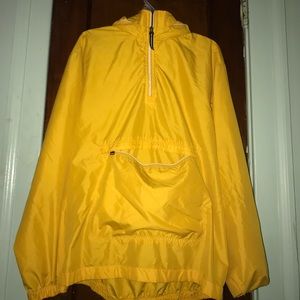 Yellow Nike hoodie windbreaker